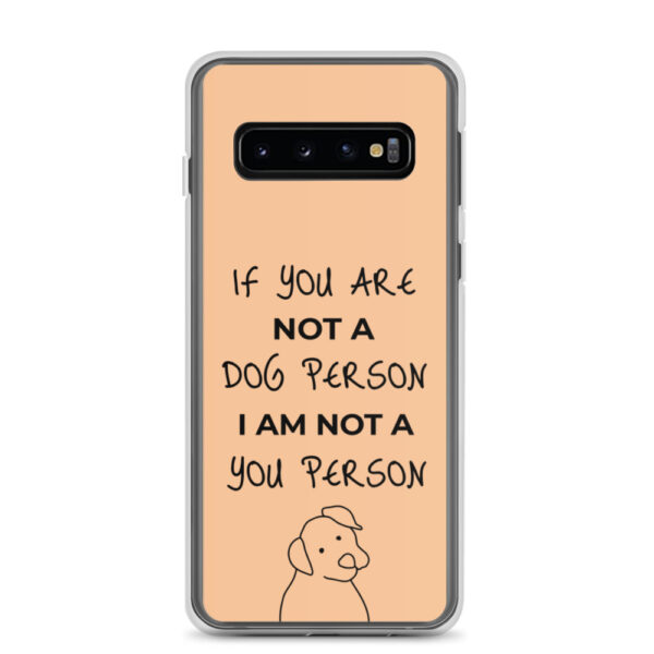 Samsung Handyhülle “If you are not a dog person (…)”